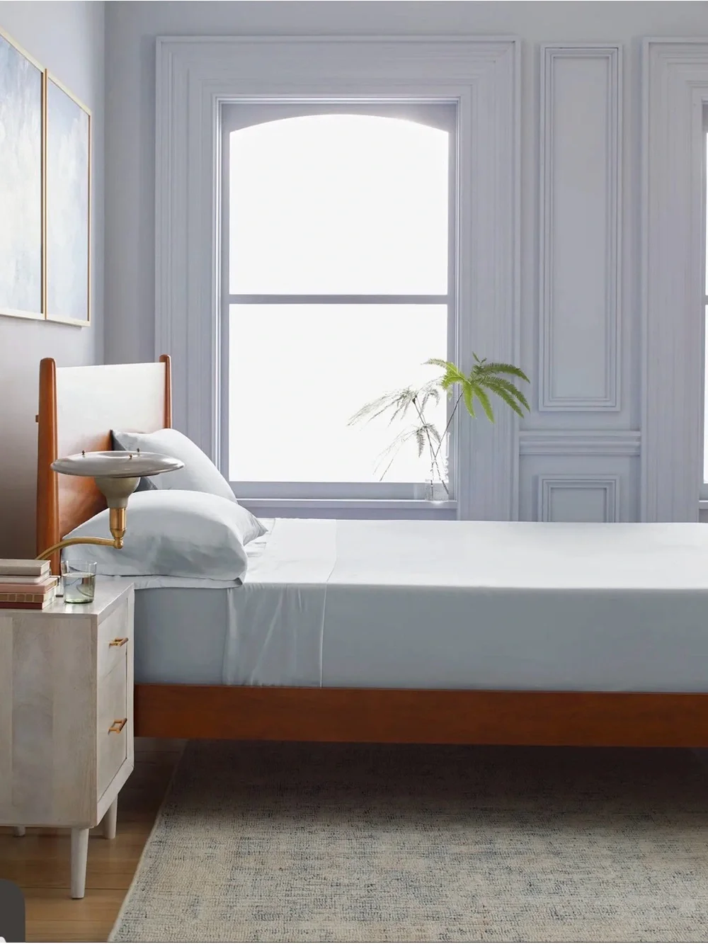 Quince Bamboo Sheet Set in Mist Twin